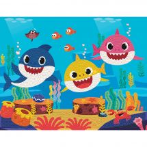 Kit de broderie Diamant - Diamond Dotz - Baby Shark