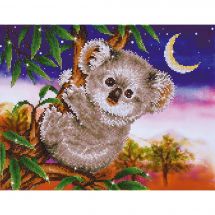 Kit de broderie Diamant - Diamond Dotz - La collation du koala