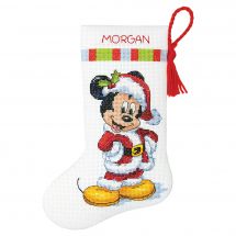 Kit de chaussette de Noël à broder - Dimensions - Mickey