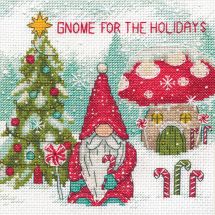 Kit broderie point de croix - Dimensions - Gnome pour les fêtes