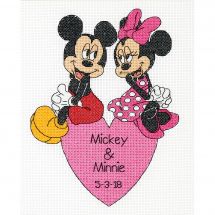 Kit point de croix - Dimensions - Mickey et Minnie