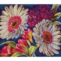 Kit point de croix - Dimensions - Floral fabuleux