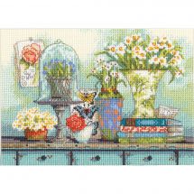 Kit broderie point de croix - Dimensions - Objets de collection de jardin