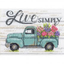 Kit point de croix - Dimensions - Camion de fleurs