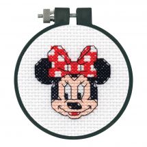 Kit point de croix avec tambour - Dimensions - Minnie