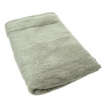 Serviette de toilette à broder  - DMC - Drap de bain gris