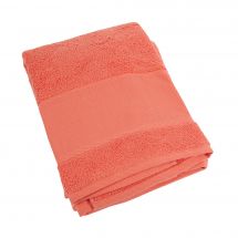 Serviette de toilette à broder  - DMC - Drap de bain Corail