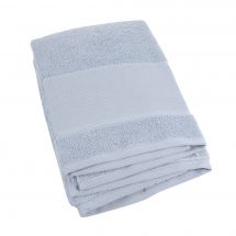 Serviette de toilette à broder  - DMC - Drap de bain Bleu Nuage