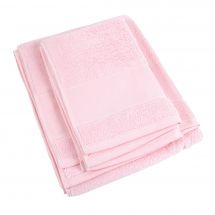 Serviette de toilette à broder  - DMC - Lot de 2 serviettes éponge Dragée