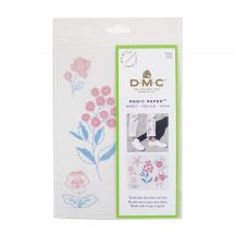 Modèle pour customisation - DMC - Magic Paper Fleurs 