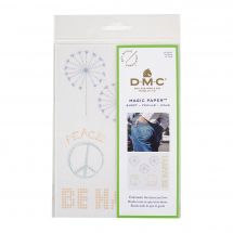 Modèle pour customisation - DMC - Magic paper Peace