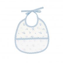 Bavoir à broder - DMC - Bavoir 3 mois Baby Stars bleu