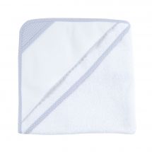 Accessoires à broder pour bébé  - DMC - Sortie de bain - Gris à pois blancs