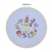 Kit au point de broderie  - DMC - Jardin anglais