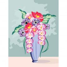 Canevas Pénélope  - DMC - Orchidées