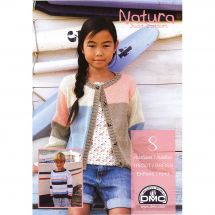 Livre - DMC - 8 créations tricot Natura Just Cotton