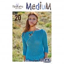 Livre - DMC - 20 modèles tricot Natura Médium