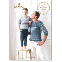 Livre - DMC - 4 modèles homme et enfant - Collection Papa et Moi