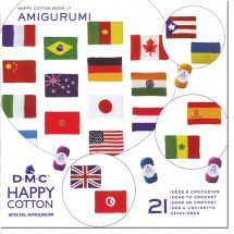 Livre - DMC - 21 idées à crocheter - Happy Cotton Book 17