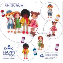 Livre - DMC - 4 idées à crocheter Happy Cotton Book 19