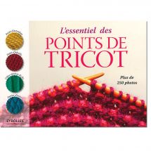 Livre - Eyrolles - L'essentiel des points de tricot