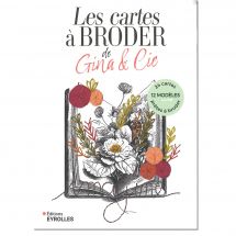 Livre - Eyrolles - Les cartes à broder de Gina et Cie