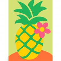 Kit de canevas pour enfant - DMC - L'ananas