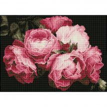 Kit de broderie Diamant - Diamond Dotz - Roses anciennes