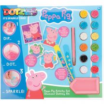 Kit de broderie Diamant enfant - Dotzies - Peppa Pig - 6 créations