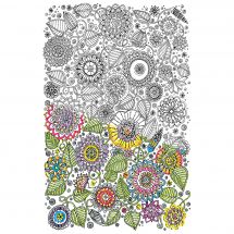 Toile pré-dessinée - Zenbroidery - Floral