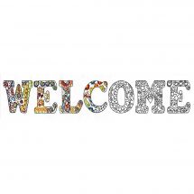 Toile pré-dessinée - Zenbroidery - Welcome