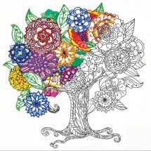 Toile pré-dessinée - Zenbroidery - Arbre