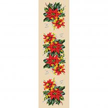 Canevas Pénélope  - Gobelin. L - Poinsettias