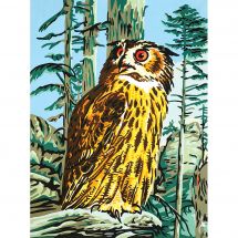 Canevas Pénélope  - Gobelin. L - Hibou