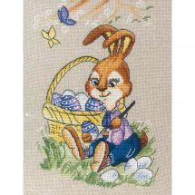 Kit broderie point de croix - Toison d'or - Lapin de Pâques