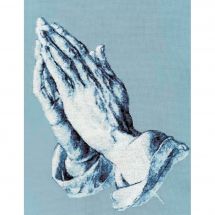 Kit broderie point de croix - Toison d'or - Les mains en prière