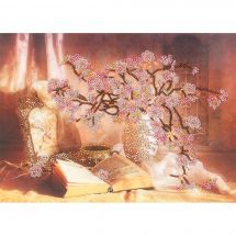 Kit de broderie avec perles - Toison d'or - Sakura en fleurs