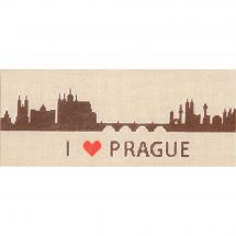 Kit broderie point de croix - Toison d'or - J'adore Prague