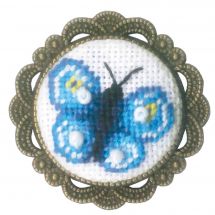 Kit de bijoux à broder - Toison d'or - Broche papillon