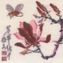 Kit point de croix - Toison d'or - Fleur de lilas