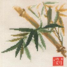 Kit broderie point de croix - Toison d'or - Bambou