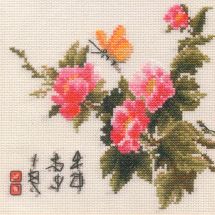 Kit point de croix - Toison d'or - Roses