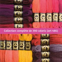 4 brins Laine à Tapisserie Colbert Idéal pour les canevas 100% laine Donne douceur et texture Échevette de 8 m 390 coloris DMC 