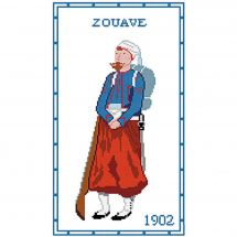 Kit broderie point de croix - Kalitea - Zouave