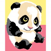Kit de canevas pour enfant - Luc Créations - Petit panda