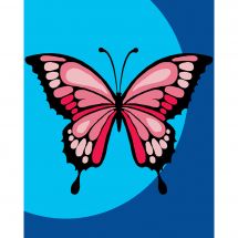 Kit de canevas pour enfant - Luc Créations - Papillon