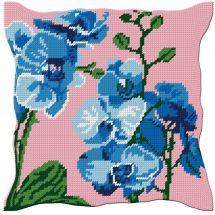 Kit de coussin gros trous - Luc Créations - Orchidées