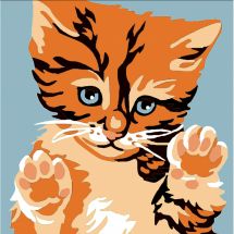 Kit de canevas pour enfant - Luc Créations - Le chat