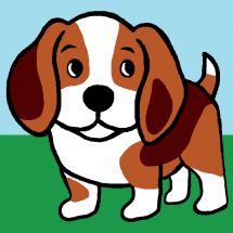 Kit de canevas pour enfant - Luc Créations - Beagle