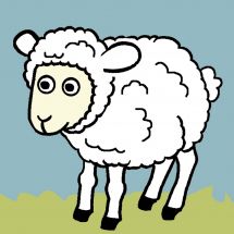 Kit de canevas pour enfant - Luc Créations - Le mouton